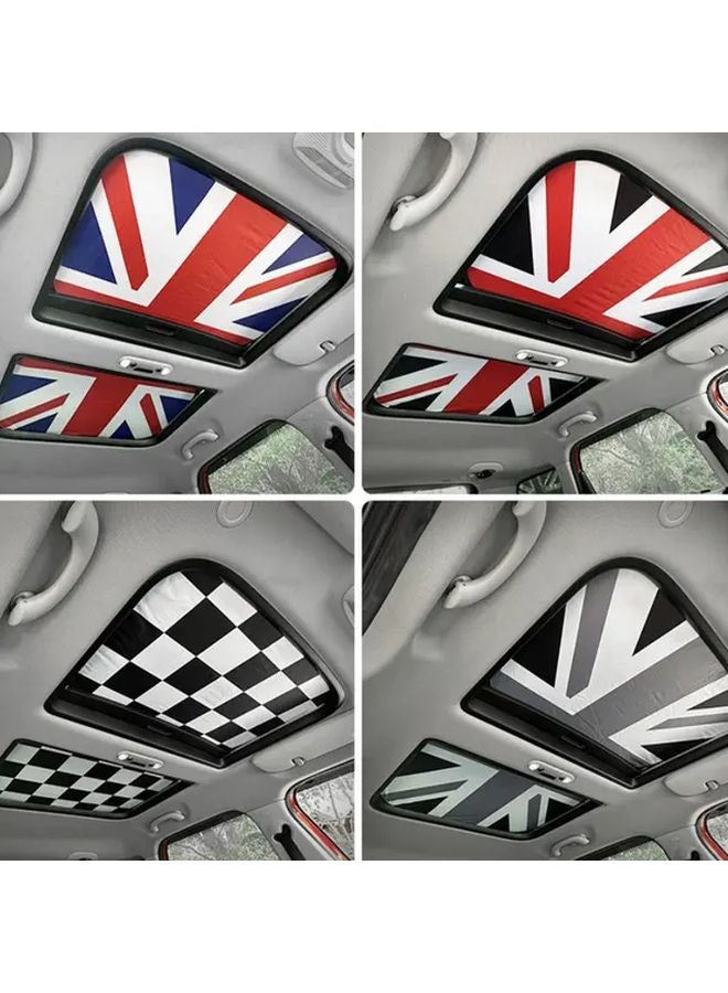 Black Sunshade For Cooper UV Protection Foldable Sunroof Cover F54 F55 F56 R55 R56 R60 - Image 1